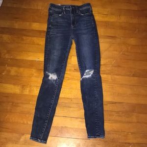 American eagle jeans size 2 long. Super hi rise.